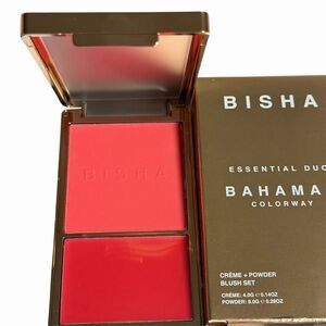 Bisha Essential Duo Blush Bahamas Radiant Cream-to-Powder Compact